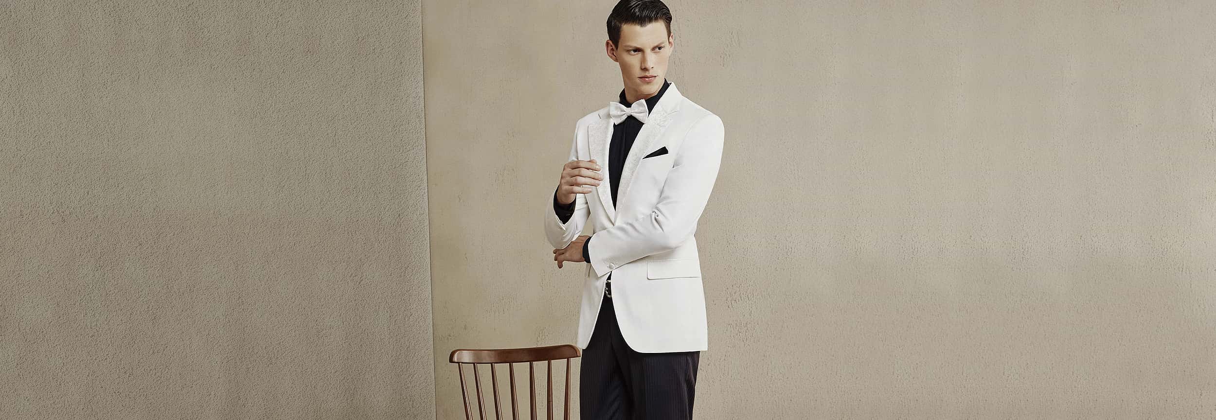 wedding tuxedo white jacket