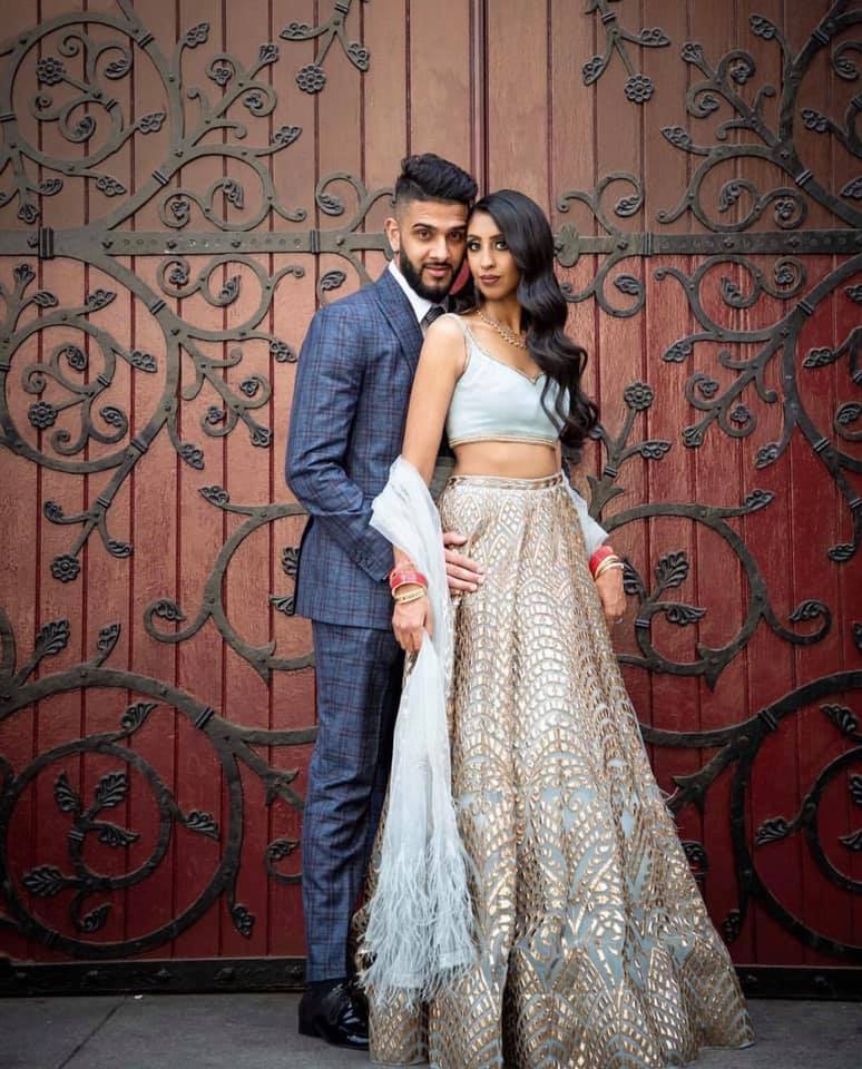 Blue Check Wedding Suit