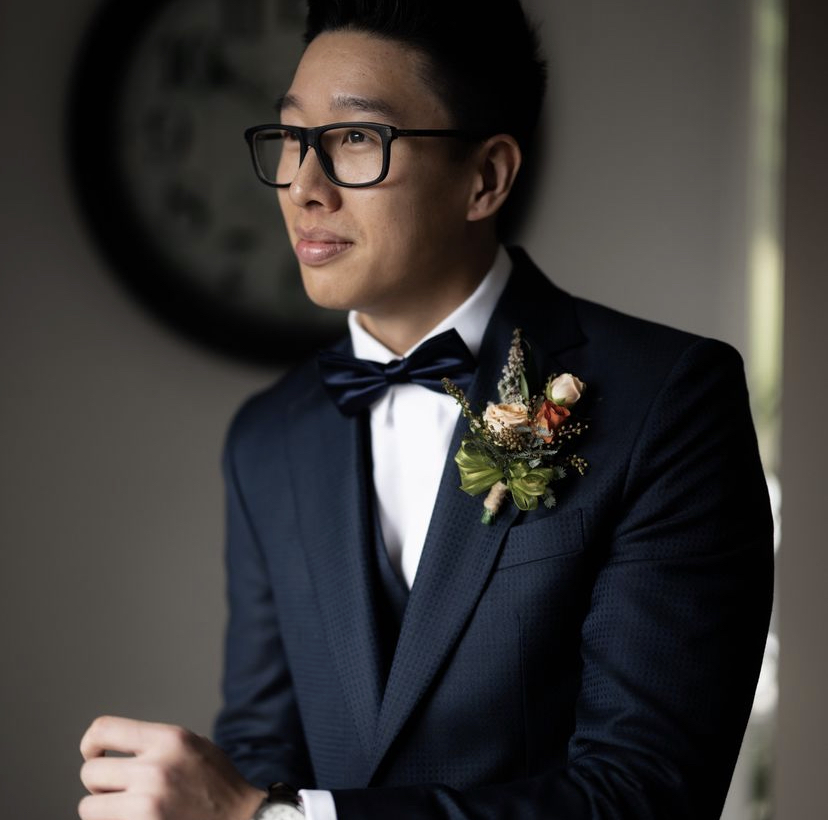 Textured Black Tuxedo