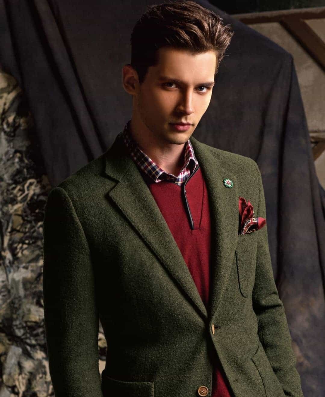 Bespoke Green Olive Blazer