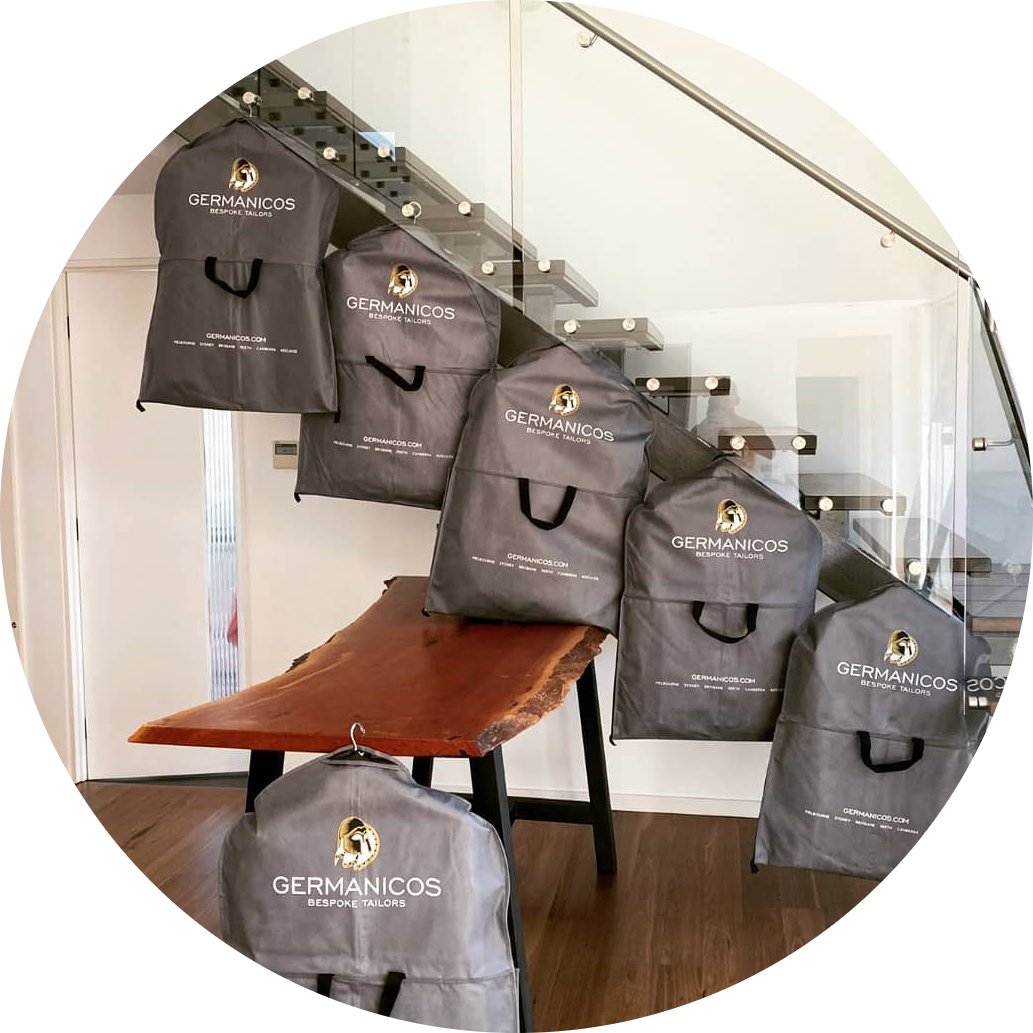 Germanicos Bespoke Tailors process Delivery