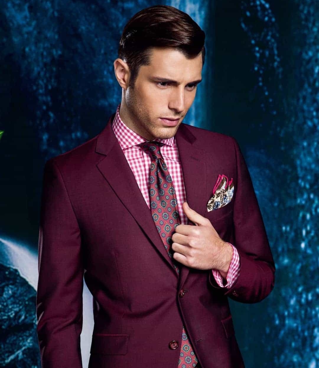 Wine Bespoke Casual Suit