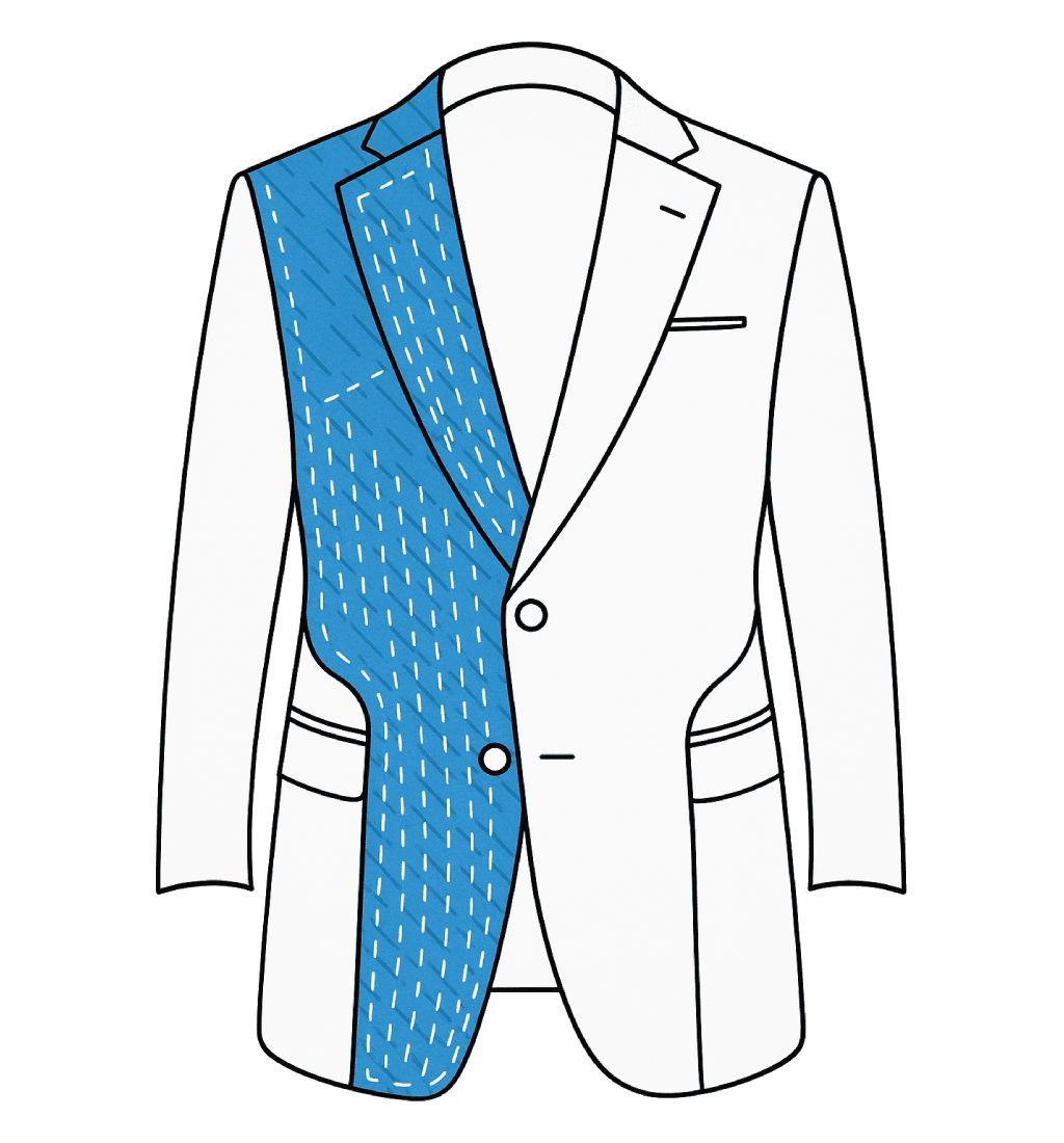 Platinum suit illustration