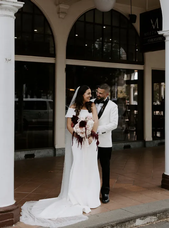 Troy & Melissa, Canberra Wedding Suit