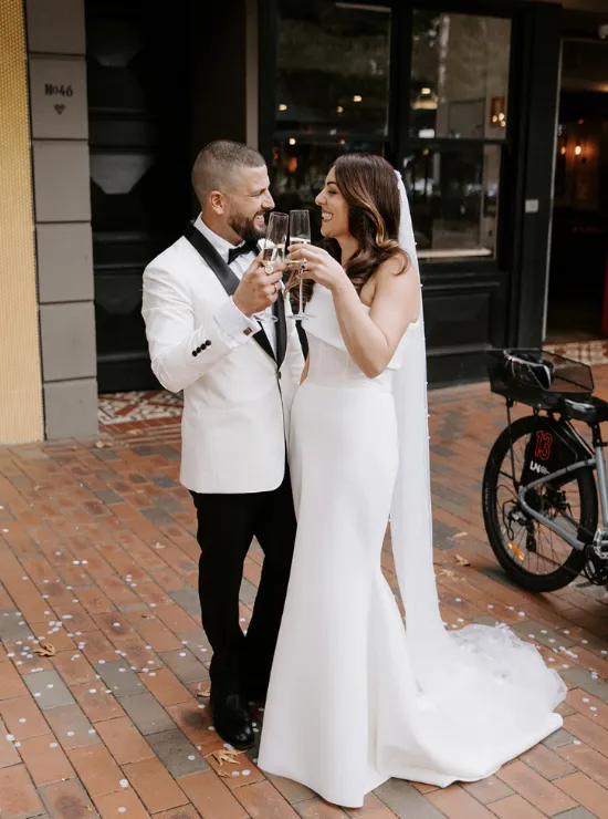 Troy & Melissa, Canberra Wedding Suit